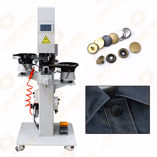 Vollautomatische Stanz- und Metallknopf-Druckknopf-Bolzen-Stift-Herstellungsmaschine