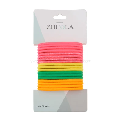 Buntes elastisches Gummi-Haarband im Großhandel